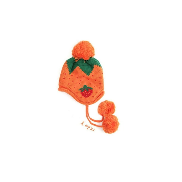 Details about   Baby Hat Beanie Cap Winter Boy Girl Strawberry Hat Cute Kids Warm Children Hat 